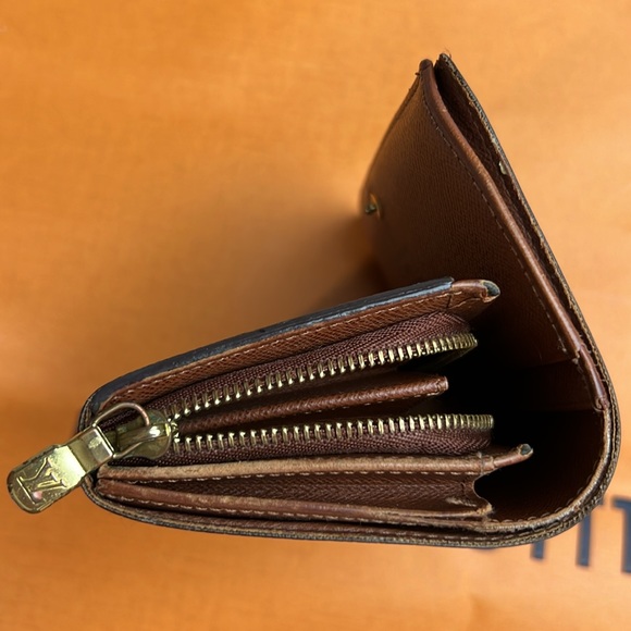 LV Louis Vuitton Monogram Porte Monnaie Billets Tresor Wallet Auth. Vintage 01 - Picture 8 of 17